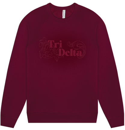 Delta Delta Delta Monochromatic Crewneck