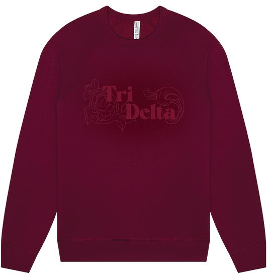 Delta Delta Delta Monochromatic Crewneck