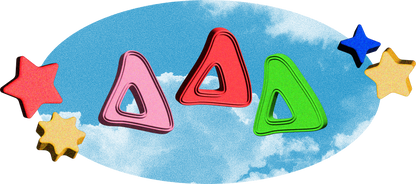 Delta Delta Delta Kidcore Graphic T-Shirt