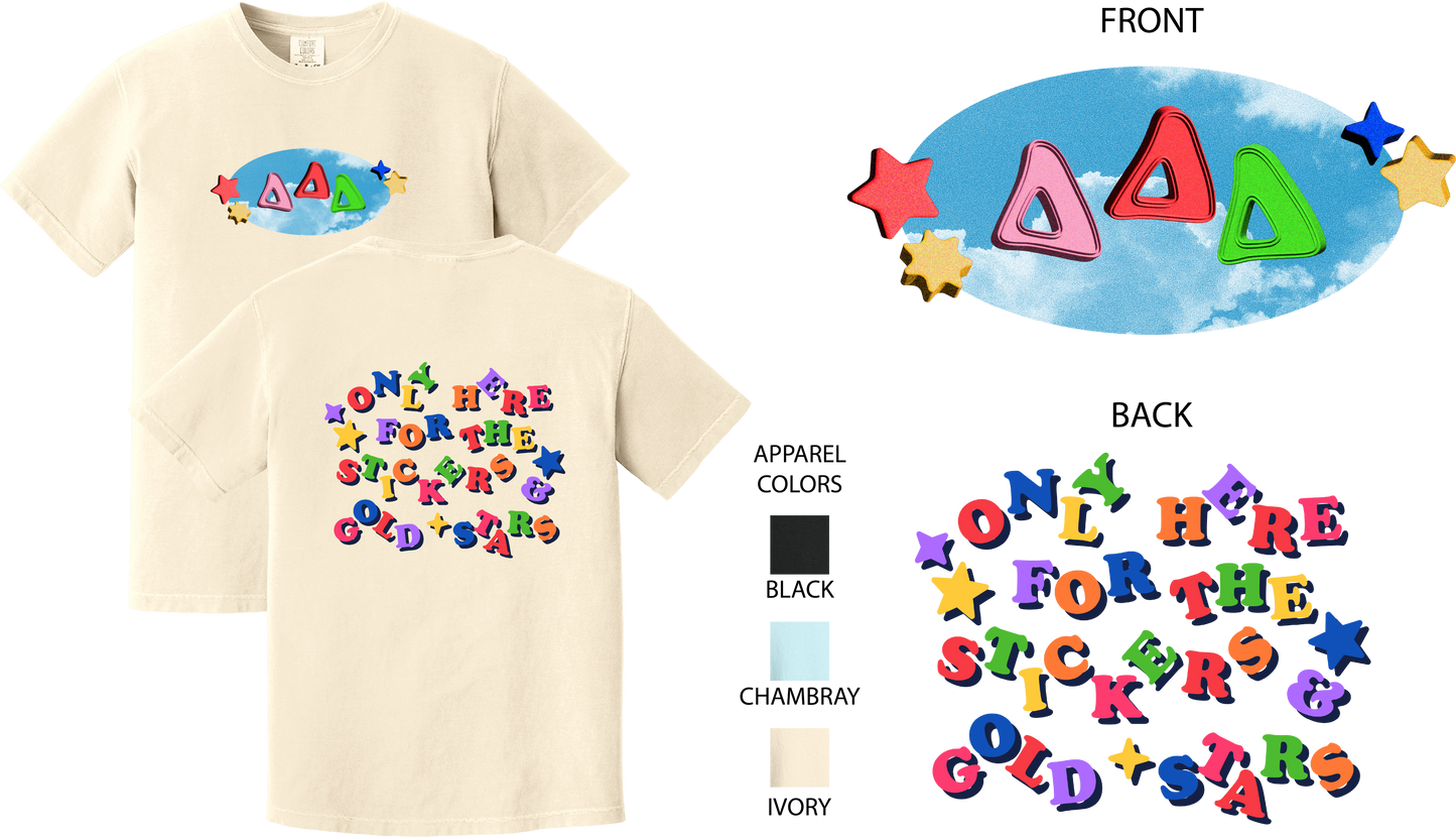Delta Delta Delta Kidcore Graphic T-Shirt