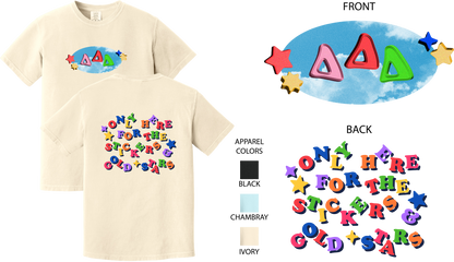 Delta Delta Delta Kidcore Graphic T-Shirt