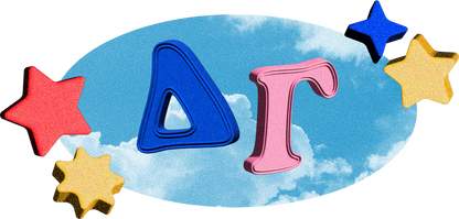 Delta Gamma Kidcore Graphic T-Shirt