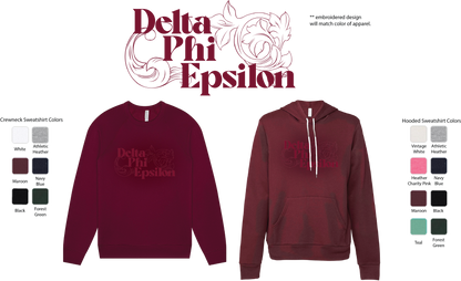 Delta Phi Epsilon Monochromatic Hoodie
