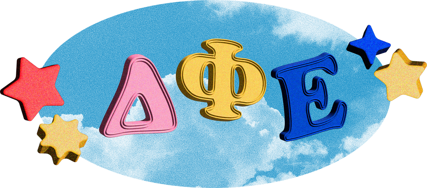 Delta Phi Epsilon Kidcore Graphic T-Shirt