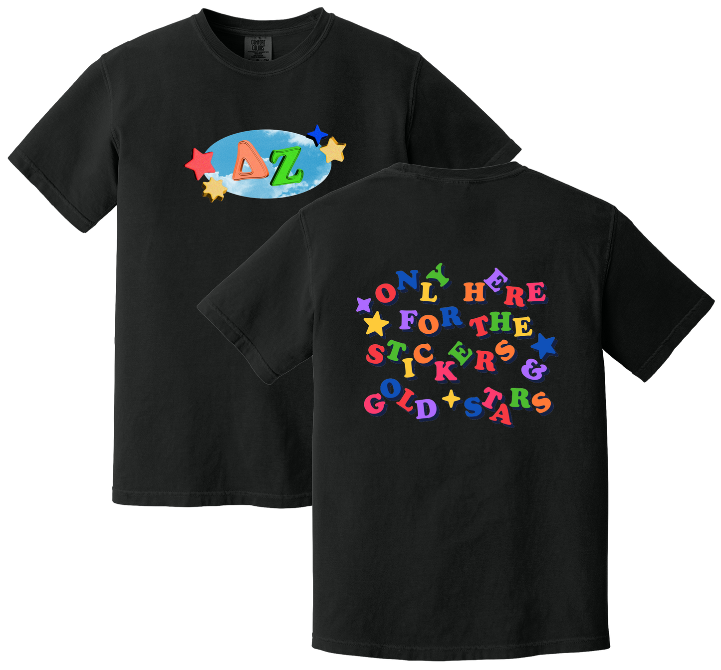 Delta Zeta Kidcore Graphic T-Shirt