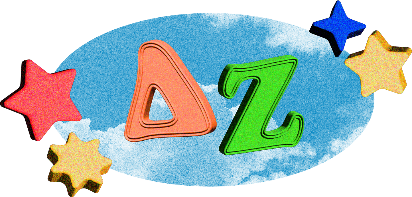 Delta Zeta Kidcore Graphic T-Shirt