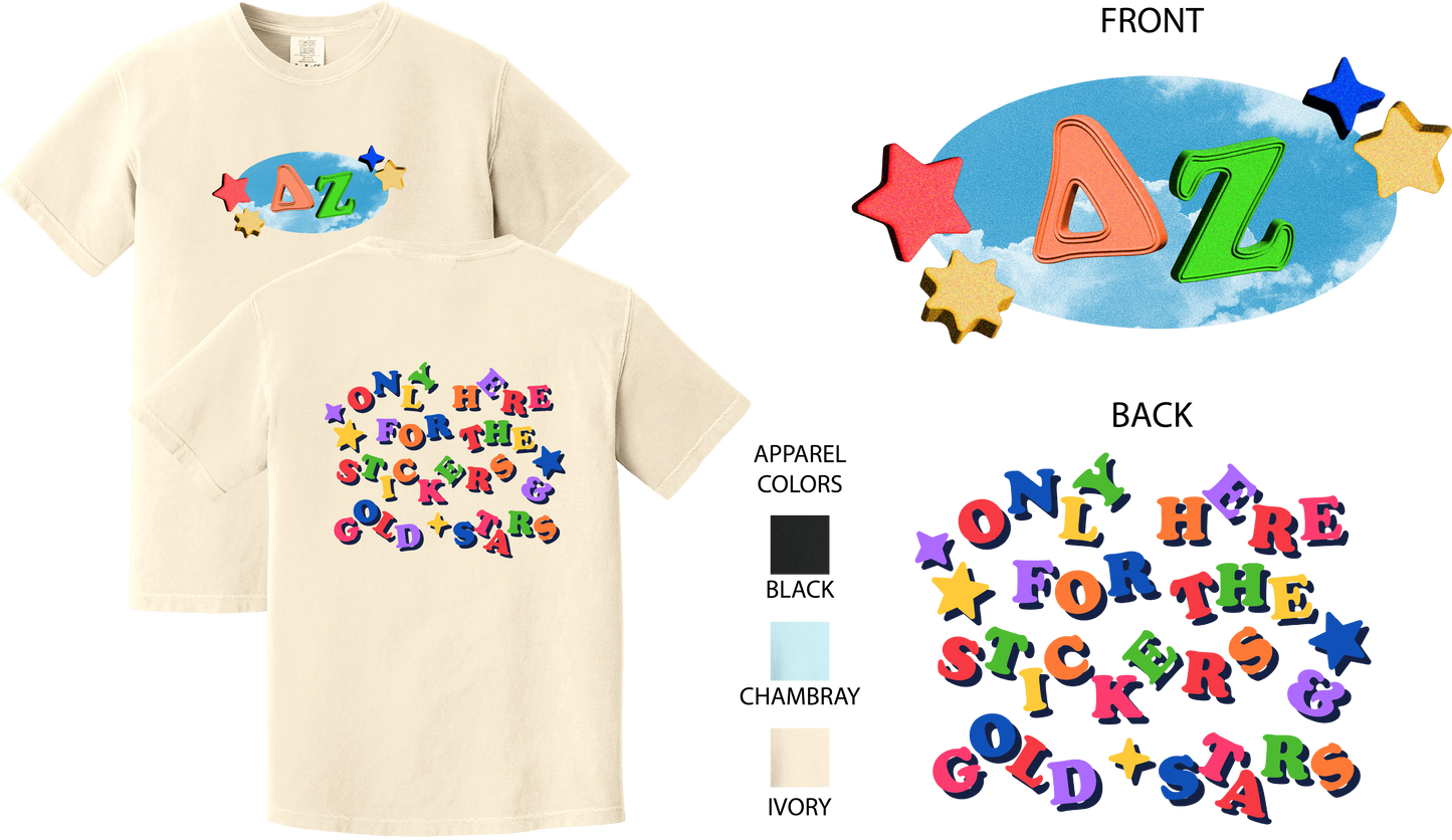 Delta Zeta Kidcore Graphic T-Shirt