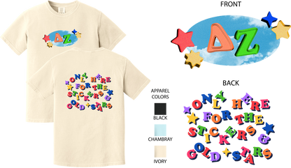 Delta Zeta Kidcore Graphic T-Shirt