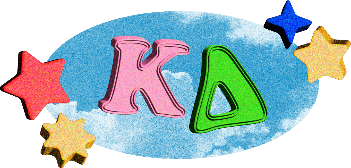 Kappa Delta Kidcore Graphic T-Shirt