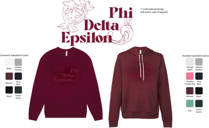 Phi Sigma Rho Monochromatic Crewneck