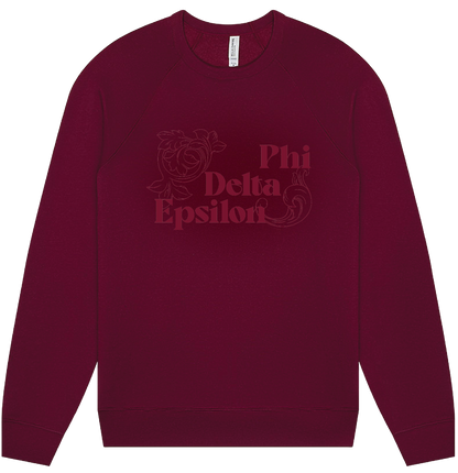 Phi Delta Epsilon Monochromatic Crewneck