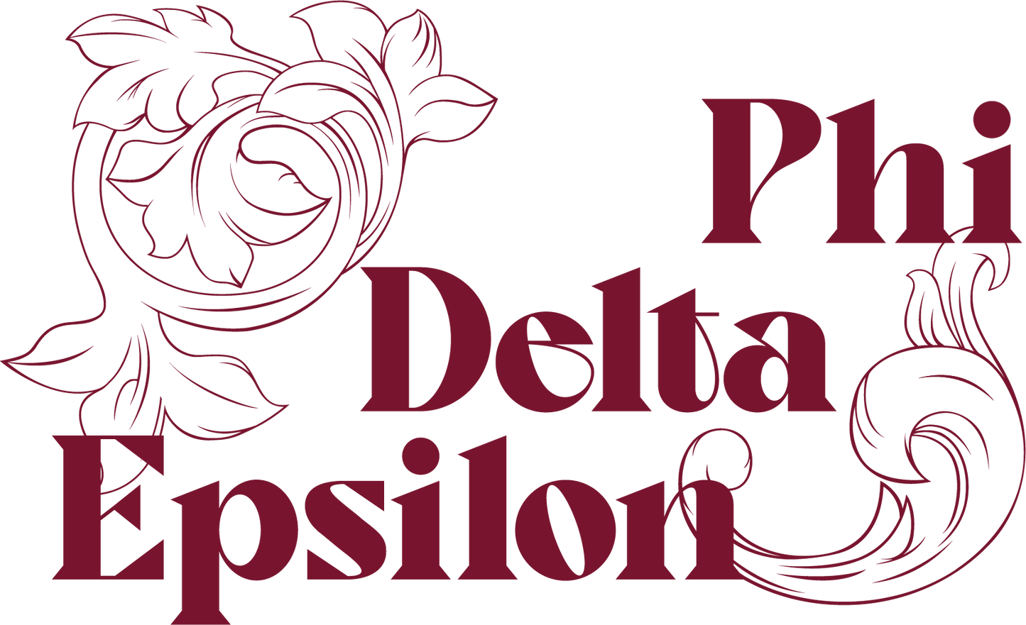 Phi Delta Epsilon Monochromatic Crewneck