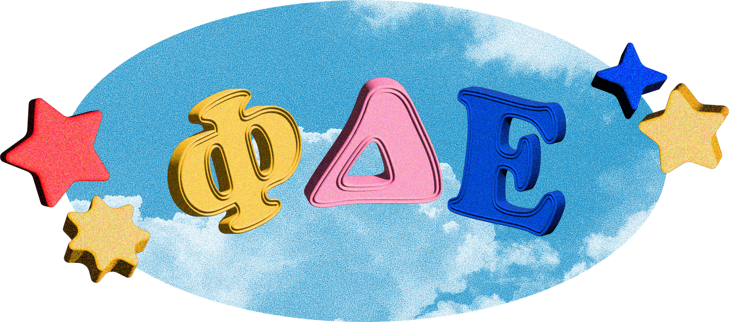 Phi Delta Epsilon Kidcore Graphic T-Shirt
