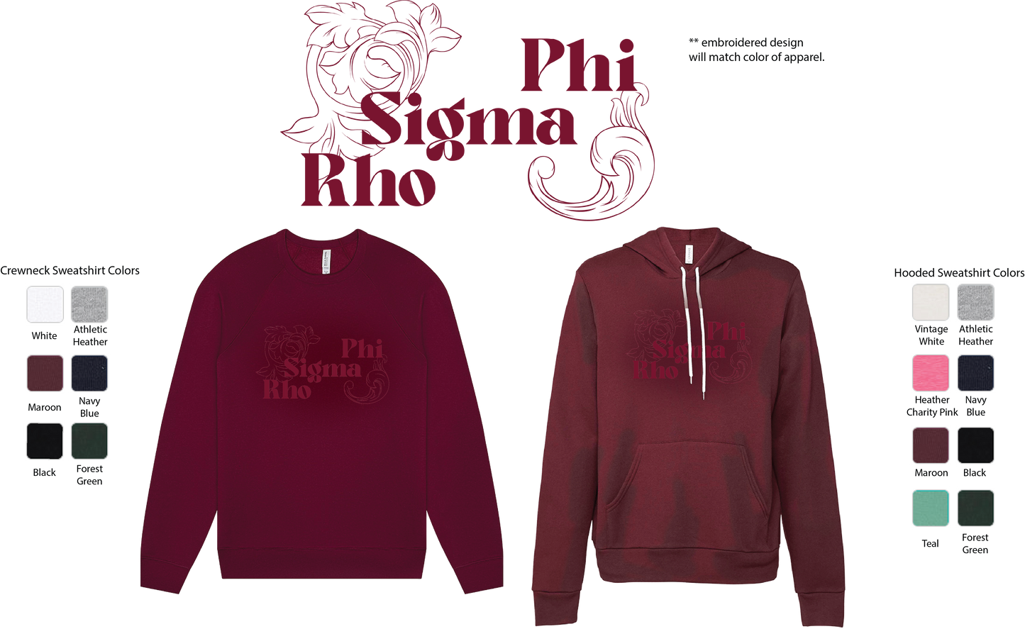 Phi Sigma Rho Monochromatic Hoodie