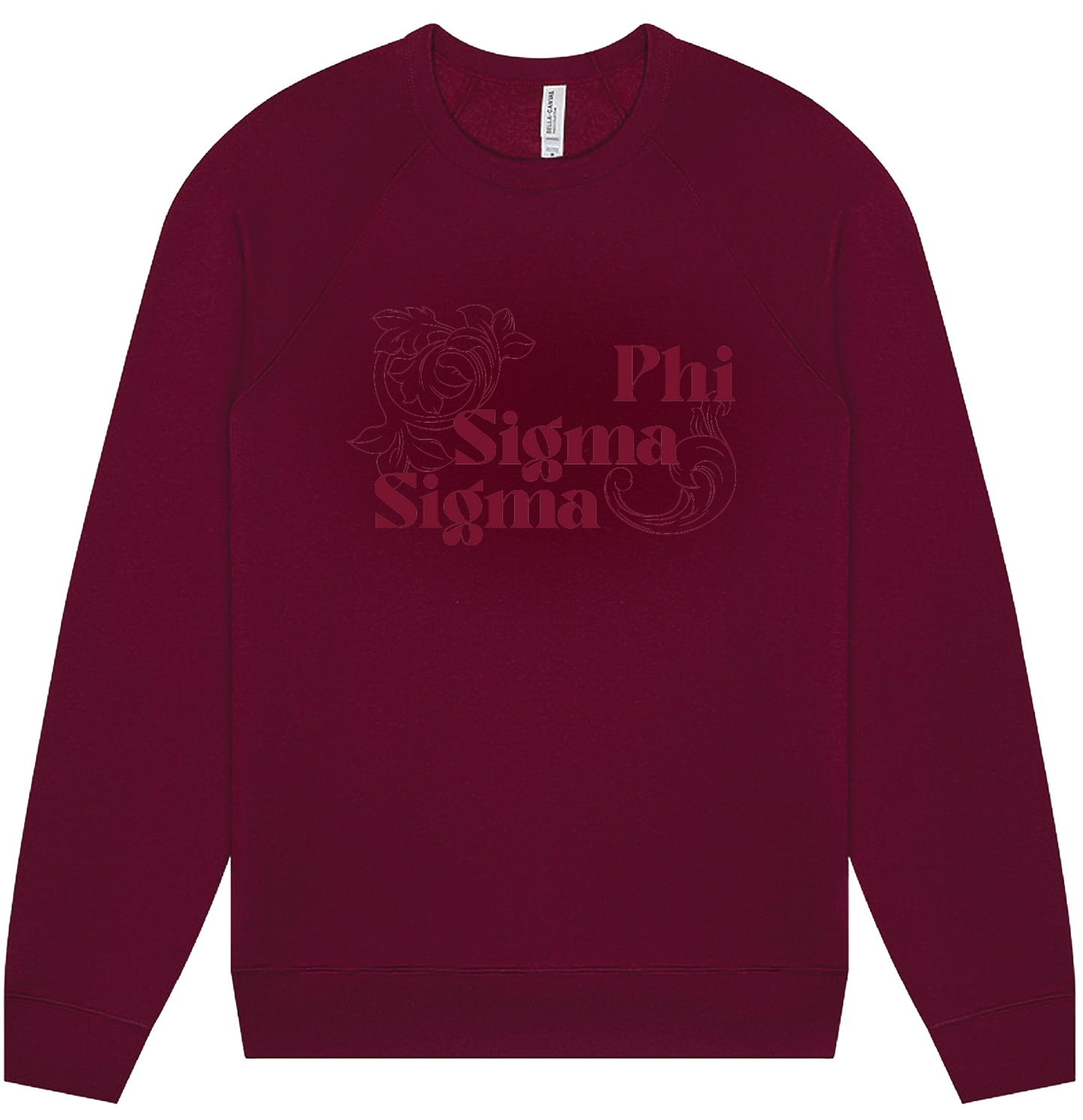 Phi Sigma Sigma Monochromatic Crewneck