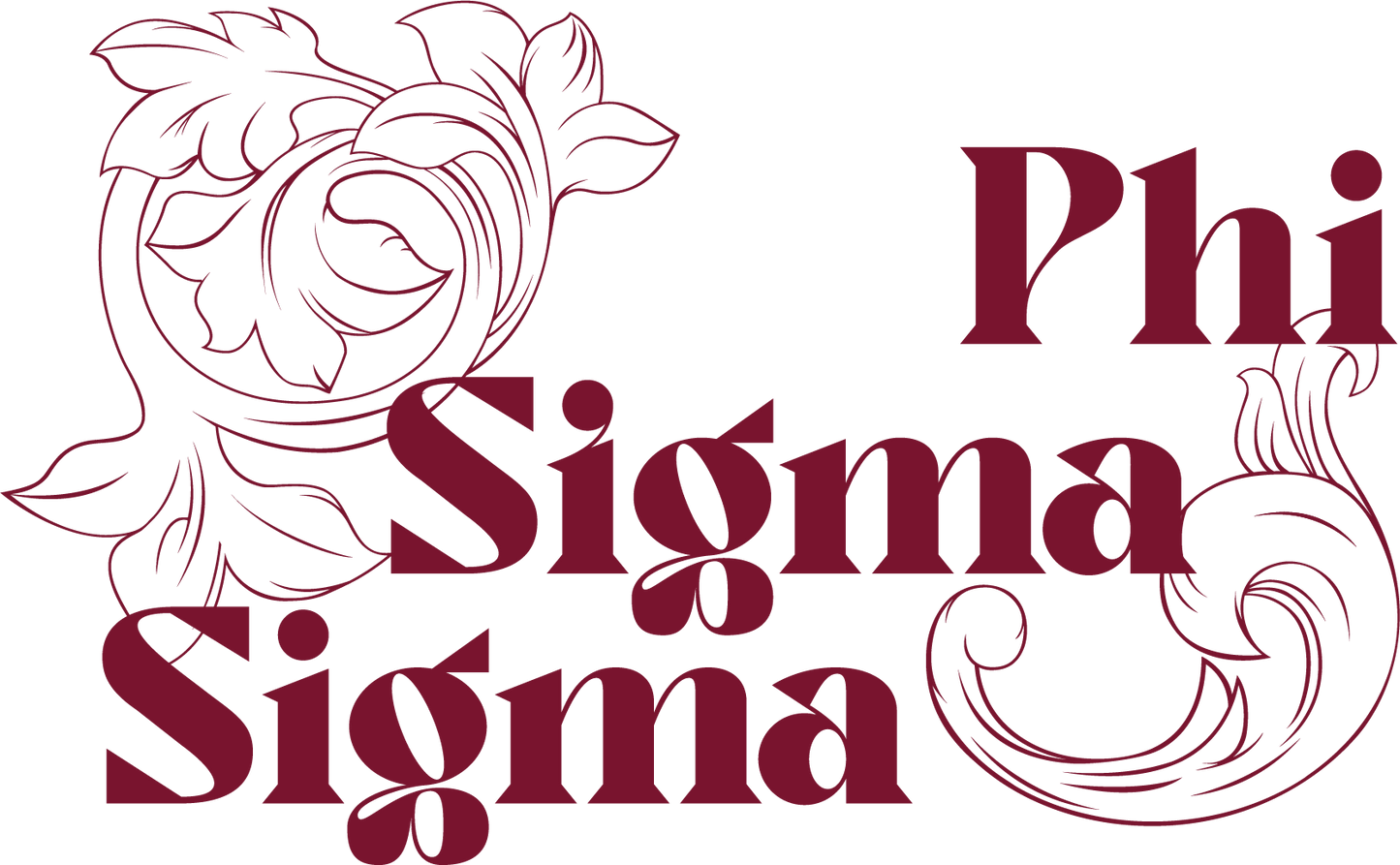 Phi Sigma Sigma Monochromatic Crewneck