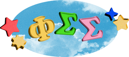 Phi Sigma Sigma Kidcore Graphic T-Shirt