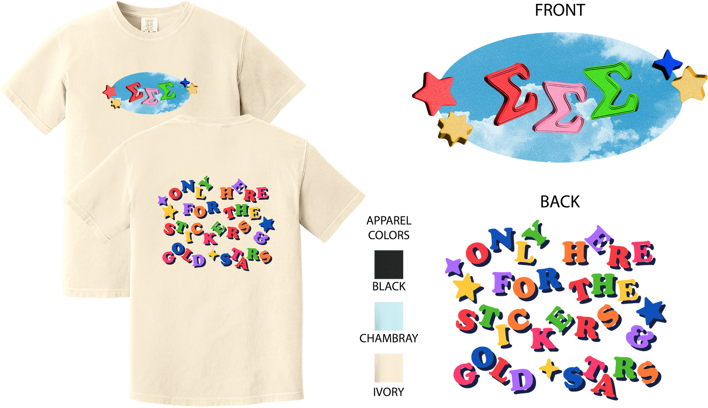 Sigma Sigma Sigma Kidcore Graphic T-Shirt