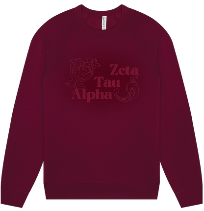 Zeta Tau Alpha Monochromatic Crewneck