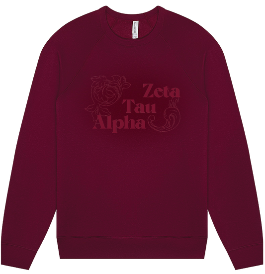 Zeta Tau Alpha Monochromatic Crewneck