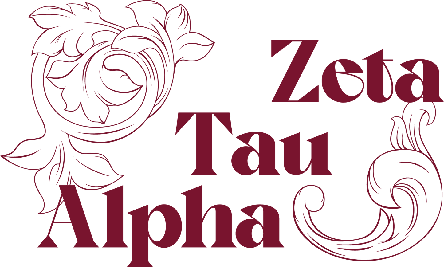 Zeta Tau Alpha Monochromatic Hoodie