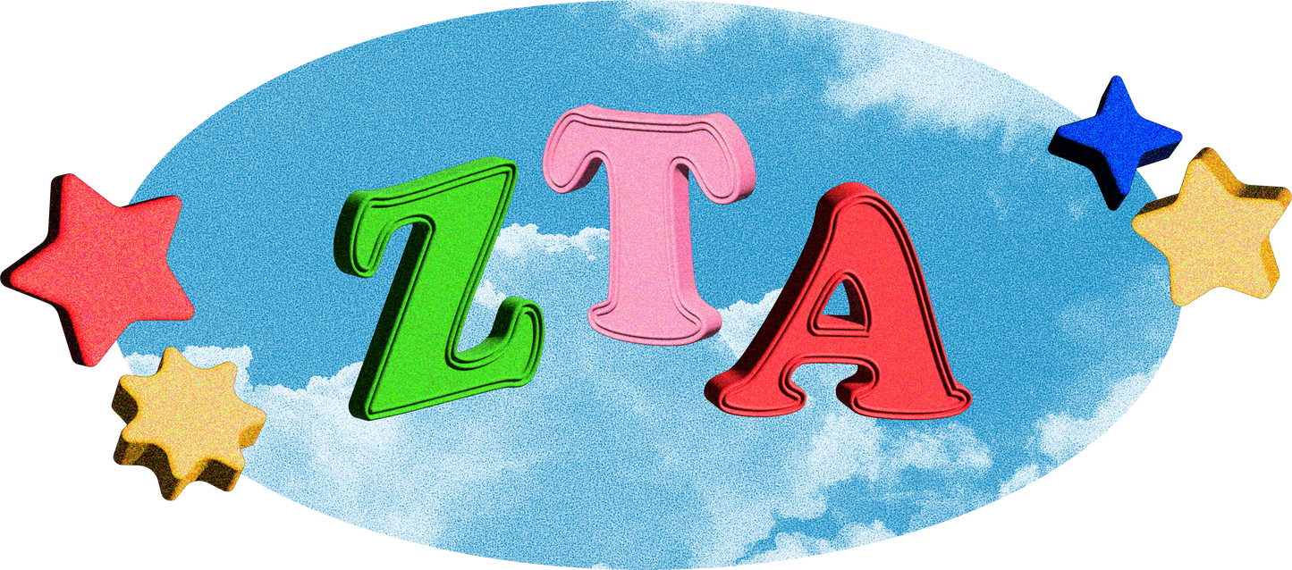 Zeta Tau Alpha Kidcore Graphic T-Shirt