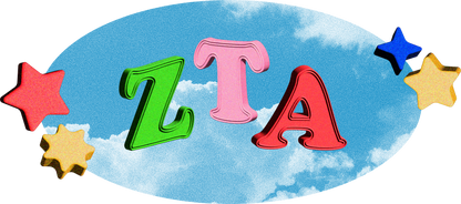 Zeta Tau Alpha Kidcore Graphic T-Shirt