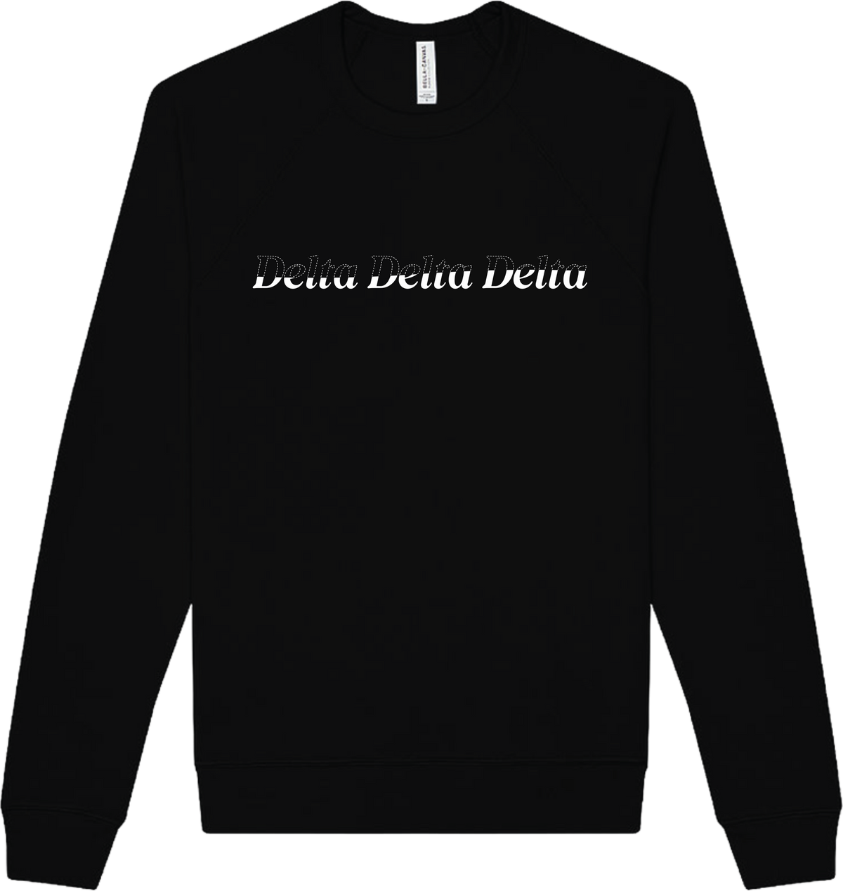 Delta Delta Delta Stitched Outline Crewnecks