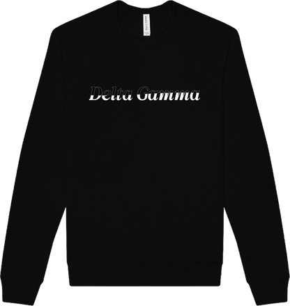 Delta Gamma Stitched Outline Crewnecks