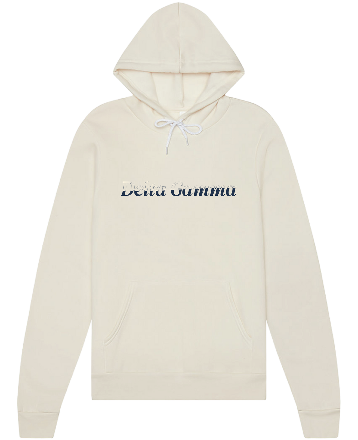 Delta Gamma Stitched Outline Hoodies
