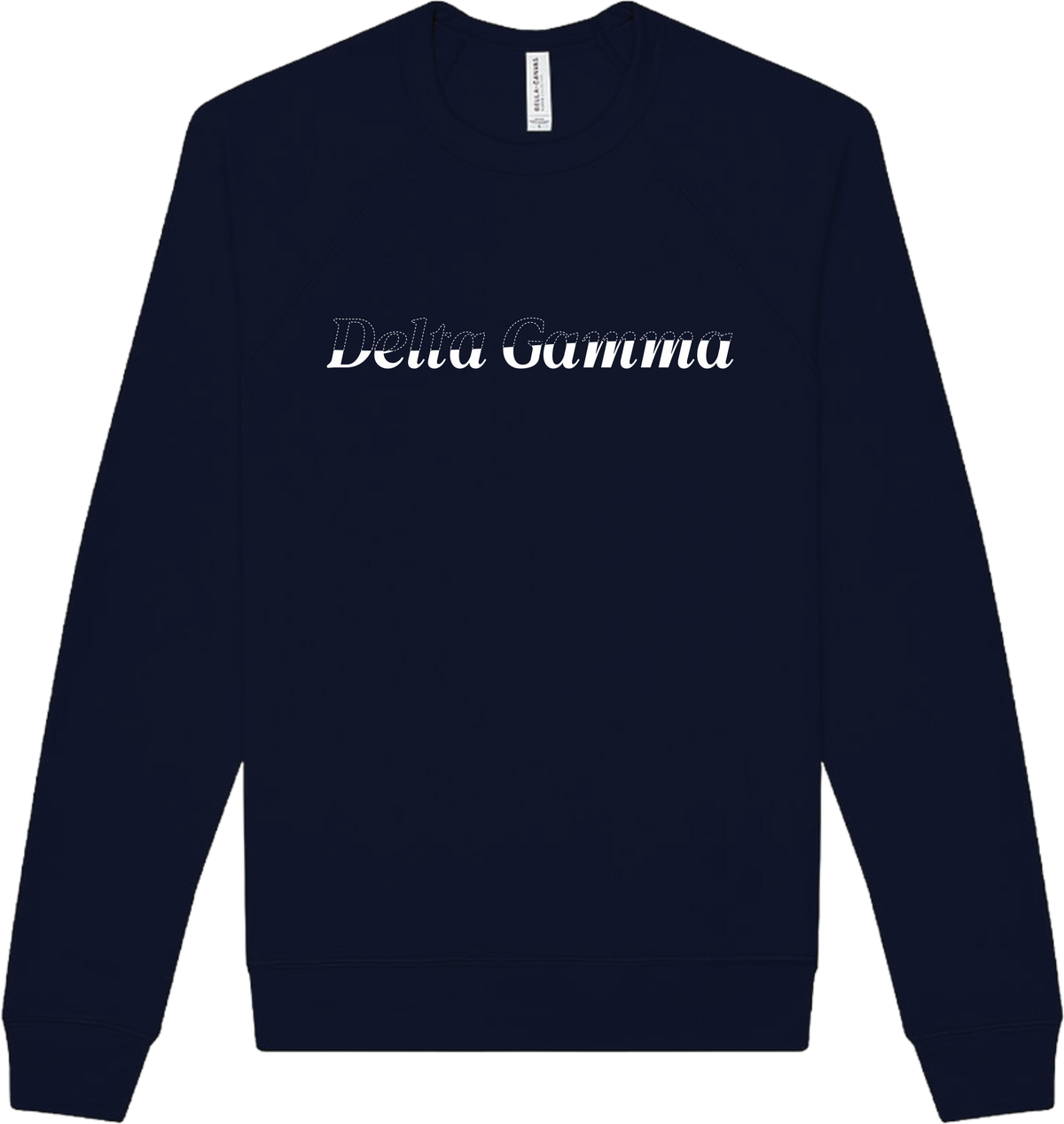 Delta Gamma Stitched Outline Crewnecks
