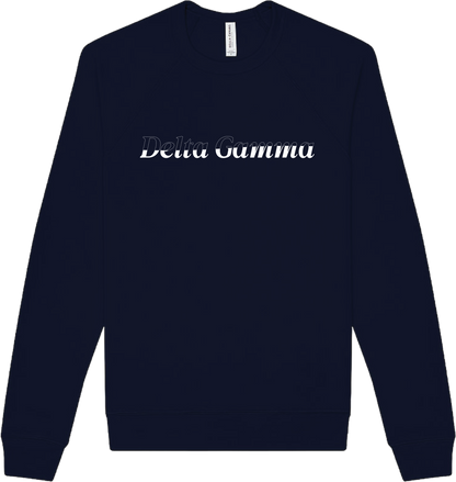 Delta Gamma Stitched Outline Crewnecks