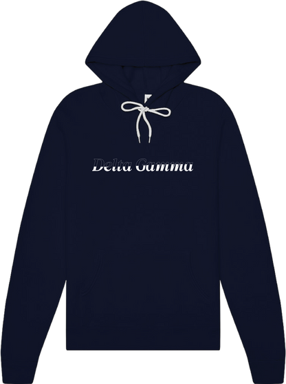 Delta Gamma Stitched Outline Hoodies