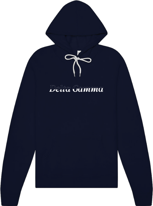 Delta Gamma Stitched Outline Hoodies