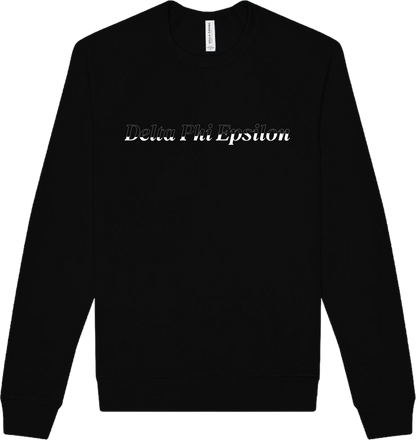 Delta Phi Epsilon Stitched Outline Crewnecks
