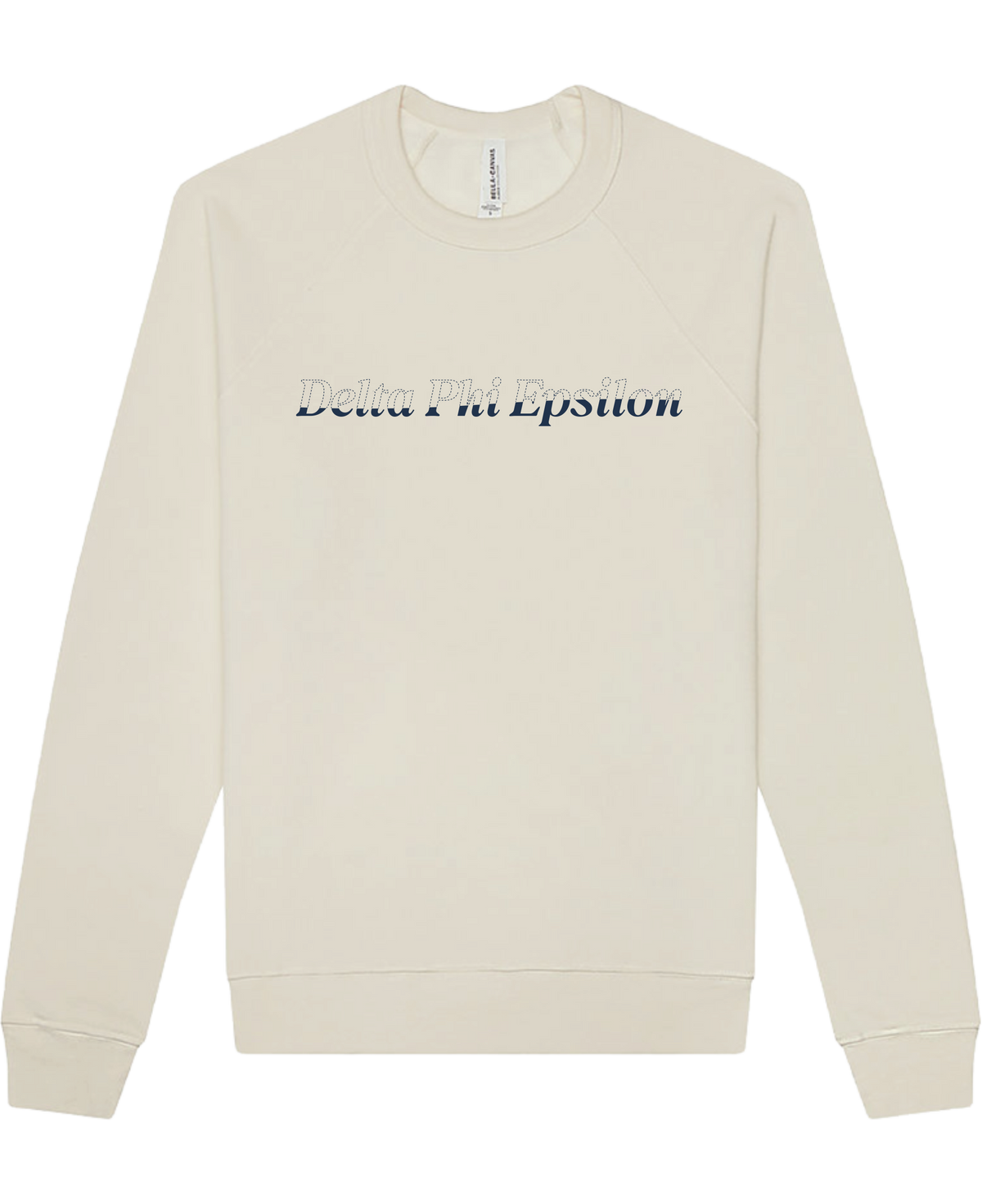 Delta Phi Epsilon Stitched Outline Crewnecks