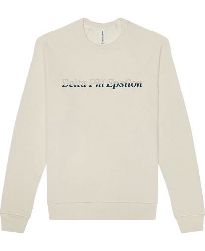 Delta Phi Epsilon Stitched Outline Crewnecks