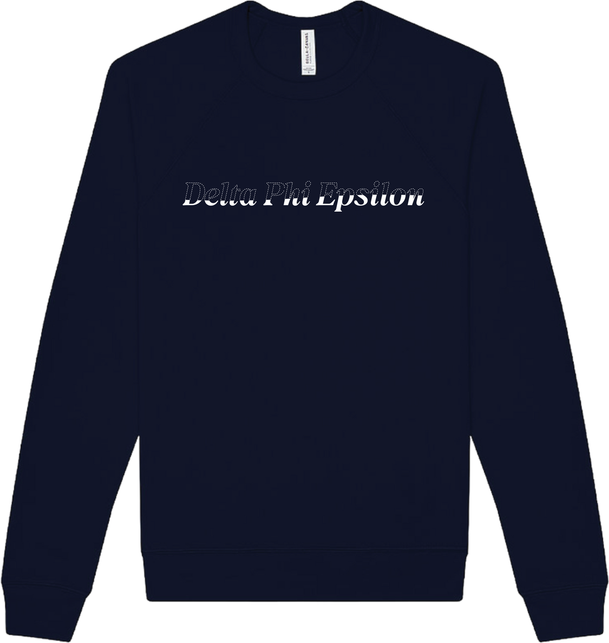 Delta Phi Epsilon Stitched Outline Crewnecks