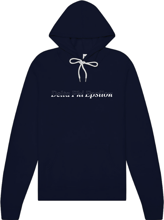 Delta Phi Epsilon Stitched Outline Hoodies