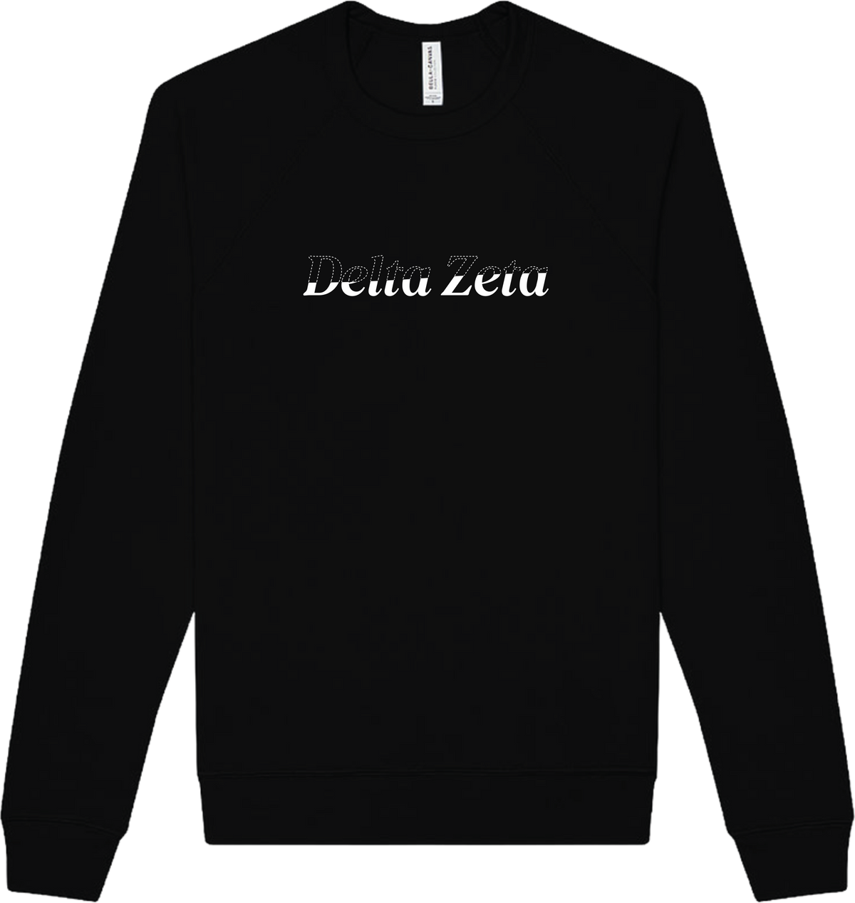 Delta Zeta Stitched Outline Crewnecks