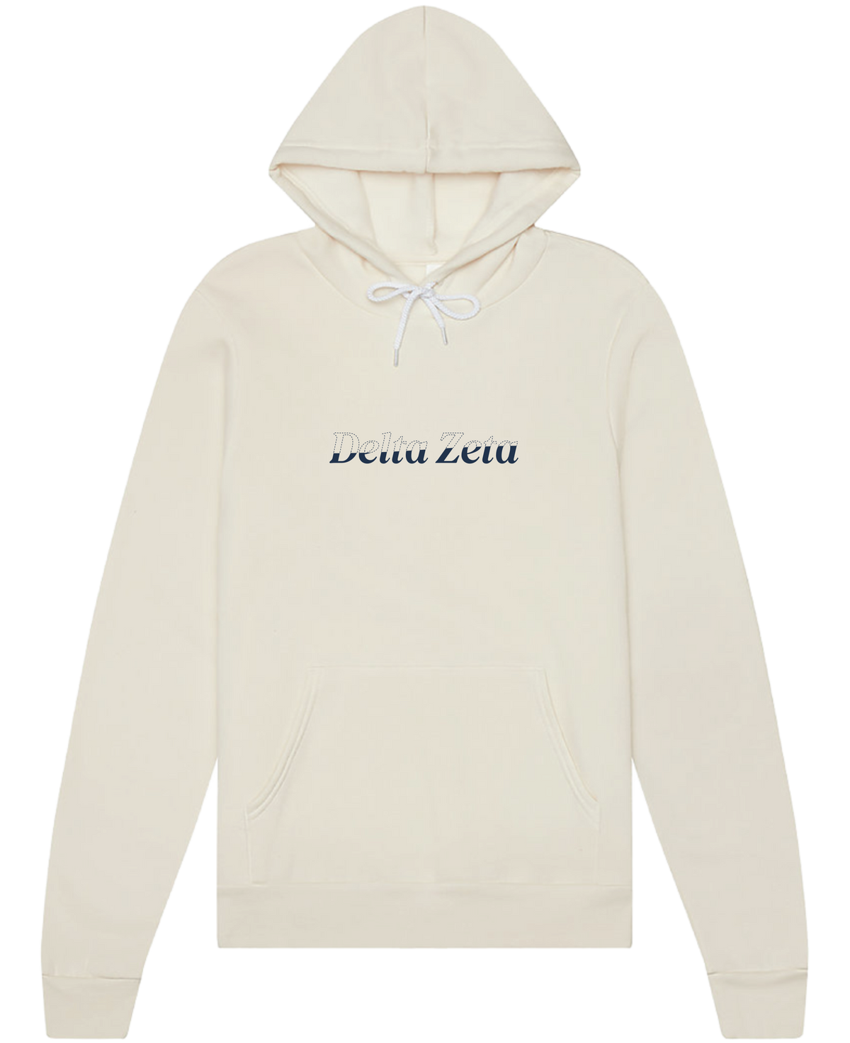 Delta Zeta Stitched Outline Hoodies