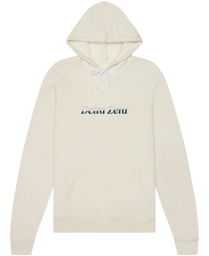 Delta Zeta Stitched Outline Hoodies