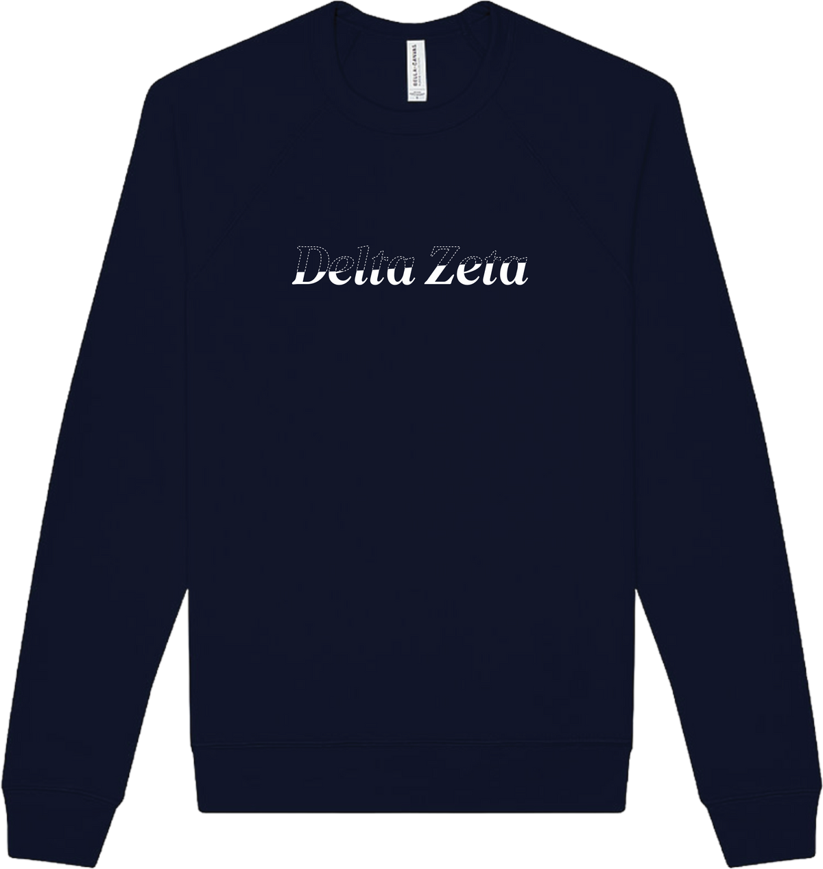 Delta Zeta Stitched Outline Crewnecks