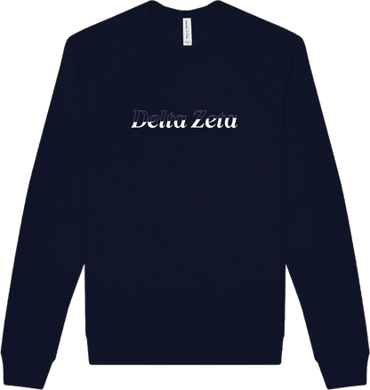 Delta Zeta Stitched Outline Crewnecks