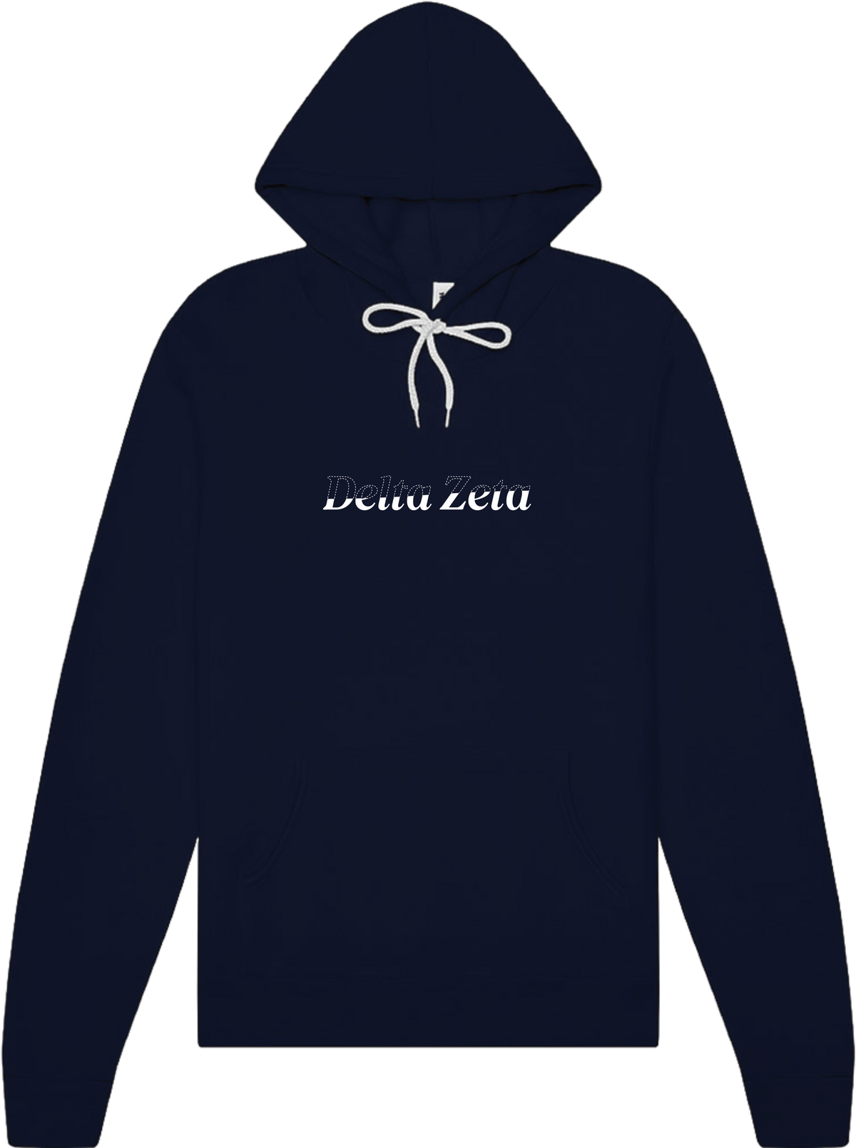 Delta Zeta Stitched Outline Hoodies