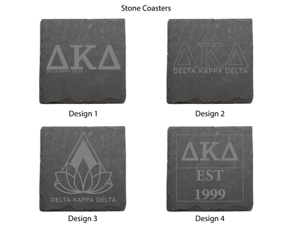 Delta Kappa Delta Stone Coasters - 4-Pack