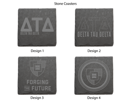 Delta Tau Delta Stone Coasters - 4-Pack