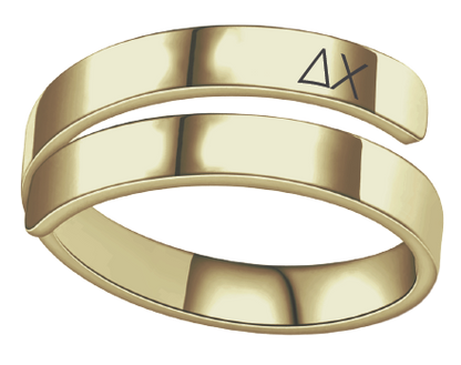 Delta Chi Lettered Rings