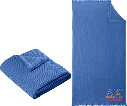 Delta Chi Letters and Name Blankets
