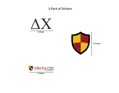 Delta Chi Stickers